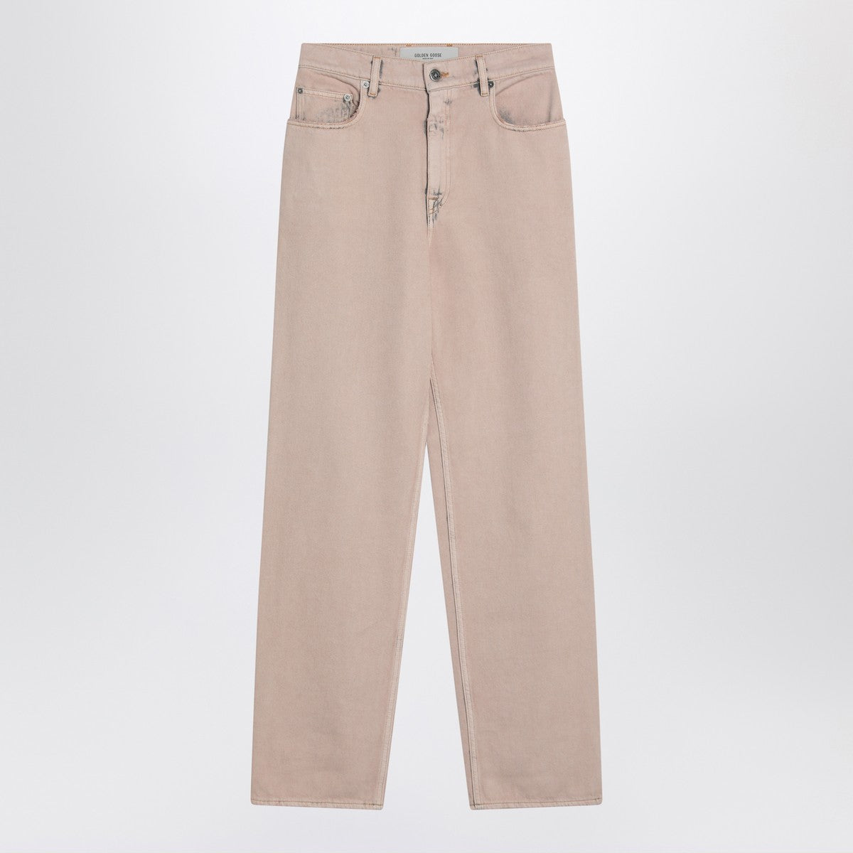 Golden Goose Dyed-effect pink denim jeans Golden Goose