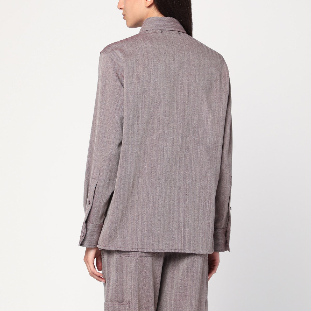 Golden Goose Garnet shirt in chevron wool blend Golden Goose