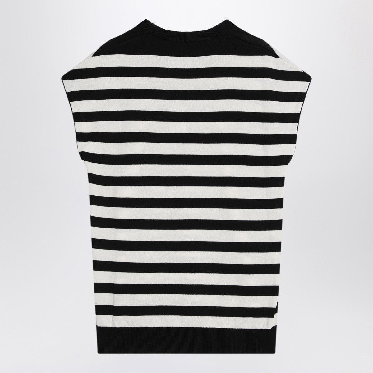 Dolce & Gabbana Dolce&Gabbana Sleeveless kimono-style striped sweater Dolce & Gabbana