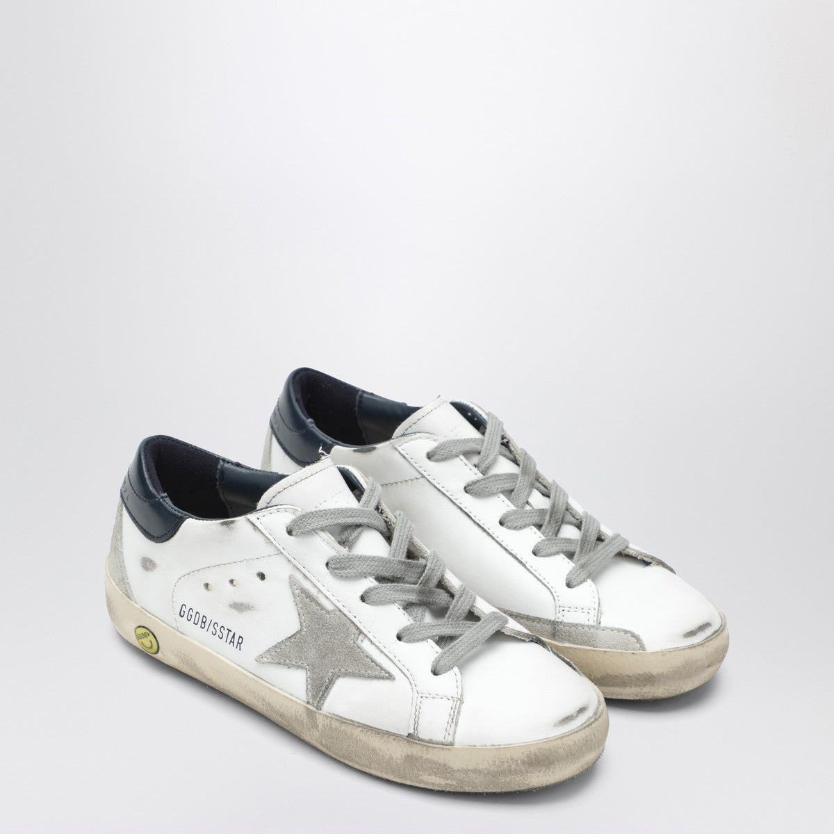Golden Goose Super-Star sneakers in white/navy blue Golden Goose