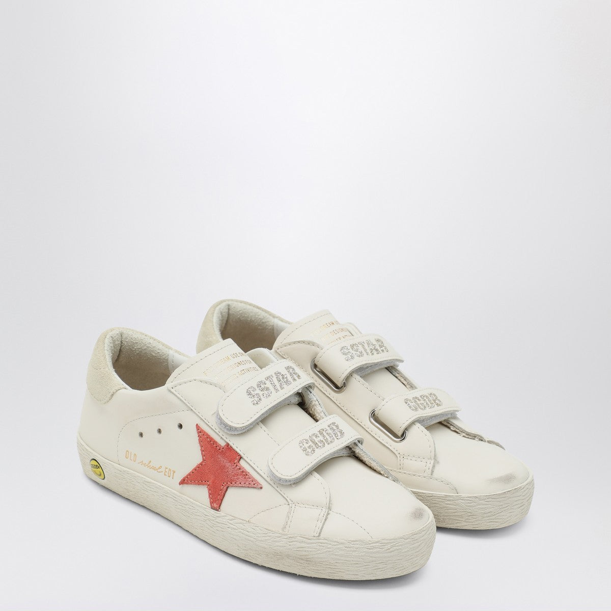 Golden Goose Old School sneaker white/peach Golden Goose