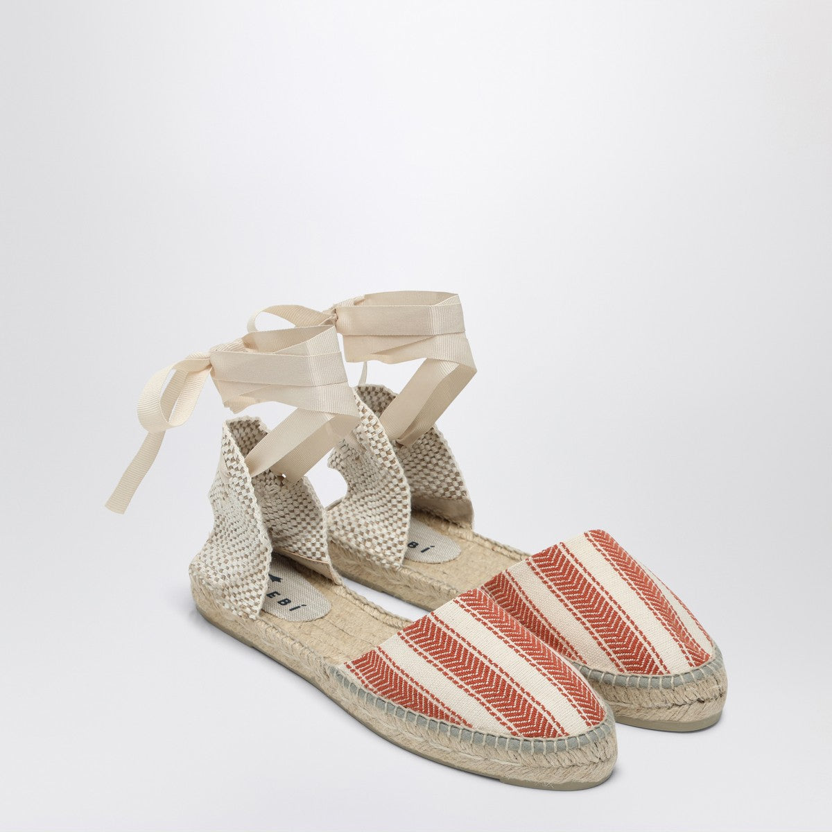 Manebí Low espadrilles ivory/terracotta Manebí
