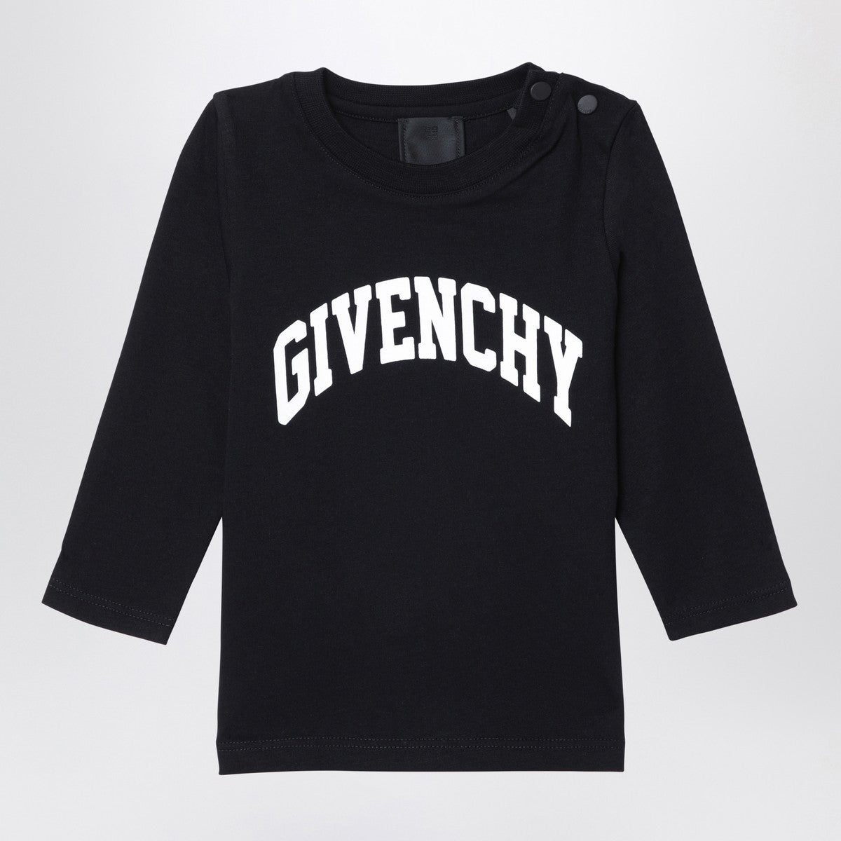 Givenchy Black cotton jersey with logo Givenchy