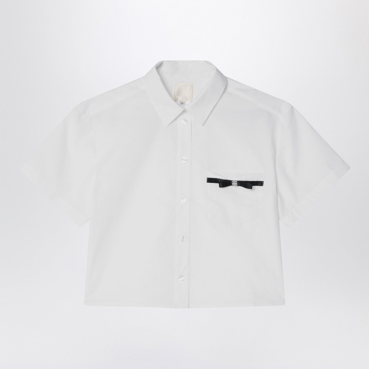 Givenchy White cropped shirt in cotton Givenchy