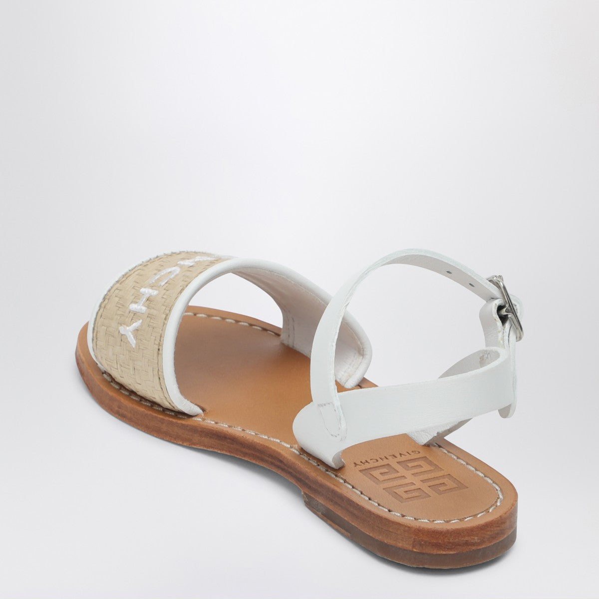 Givenchy White/beige sandals with logo Givenchy