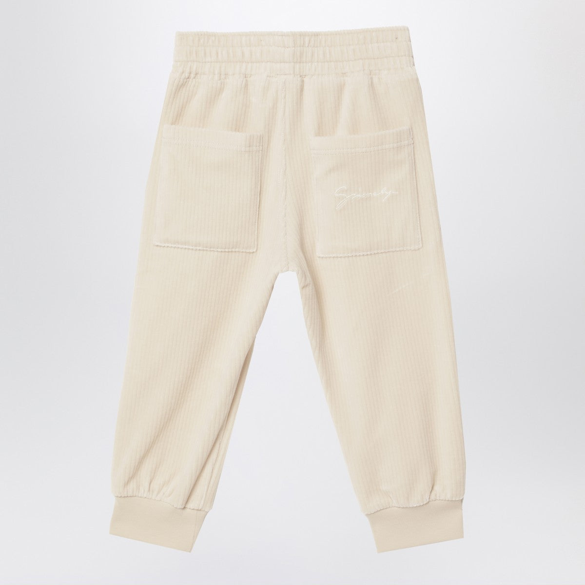 Givenchy White velvet sweatpants Givenchy