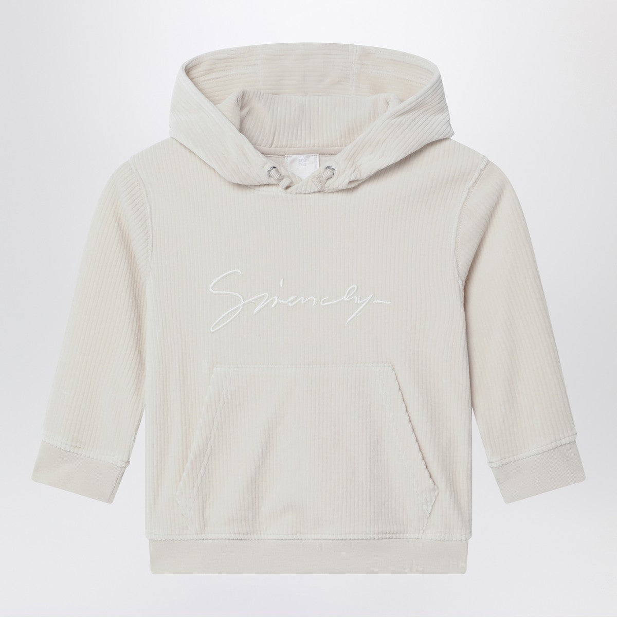 Givenchy Cream ribbed hoodie Givenchy