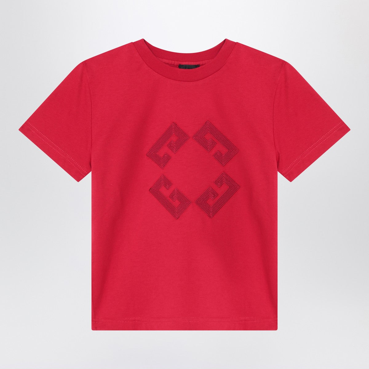 Givenchy Bordeaux T-shirt with embroidered logo Givenchy