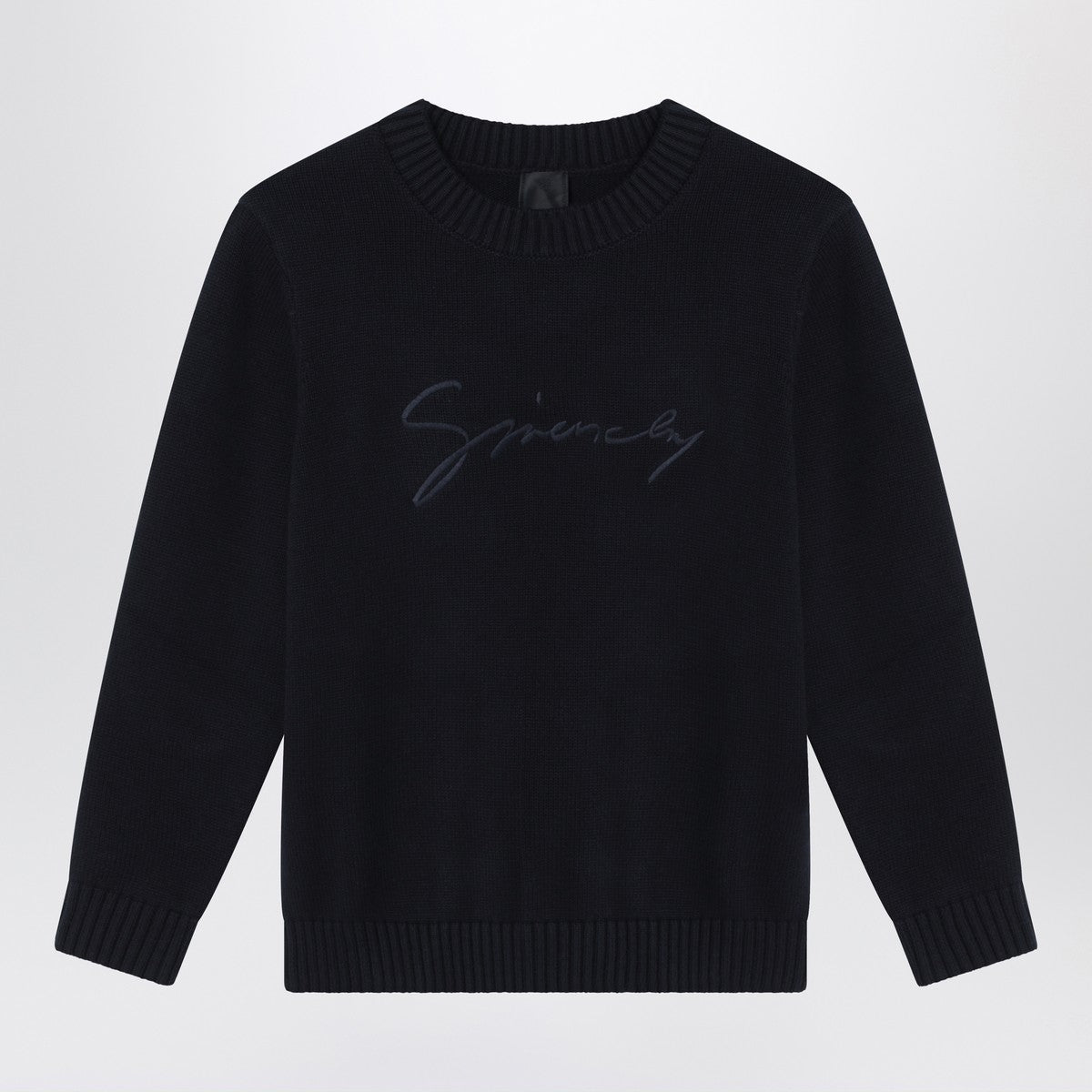 Givenchy Blue cotton and cashmere sweater Givenchy