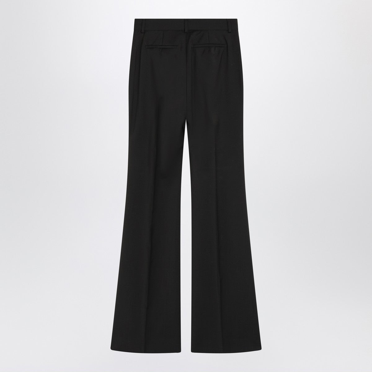 Sportmax Brown flared trousers in stretch wool Sportmax