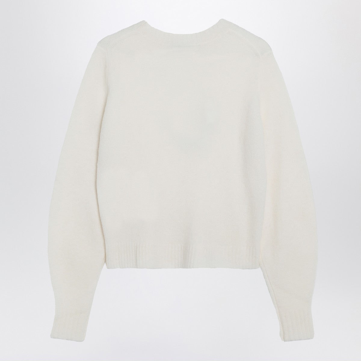 Max Mara Ivory sweater in stretch cashmere knit Max Mara