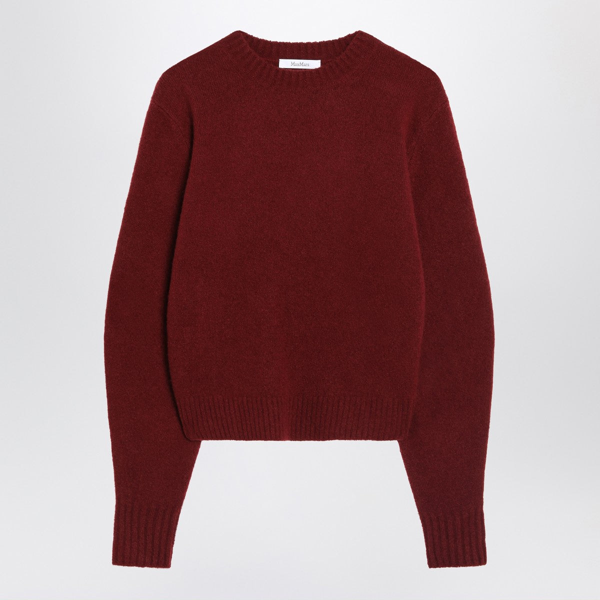 Max Mara Raspberry sweater in stretch cashmere knit Max Mara