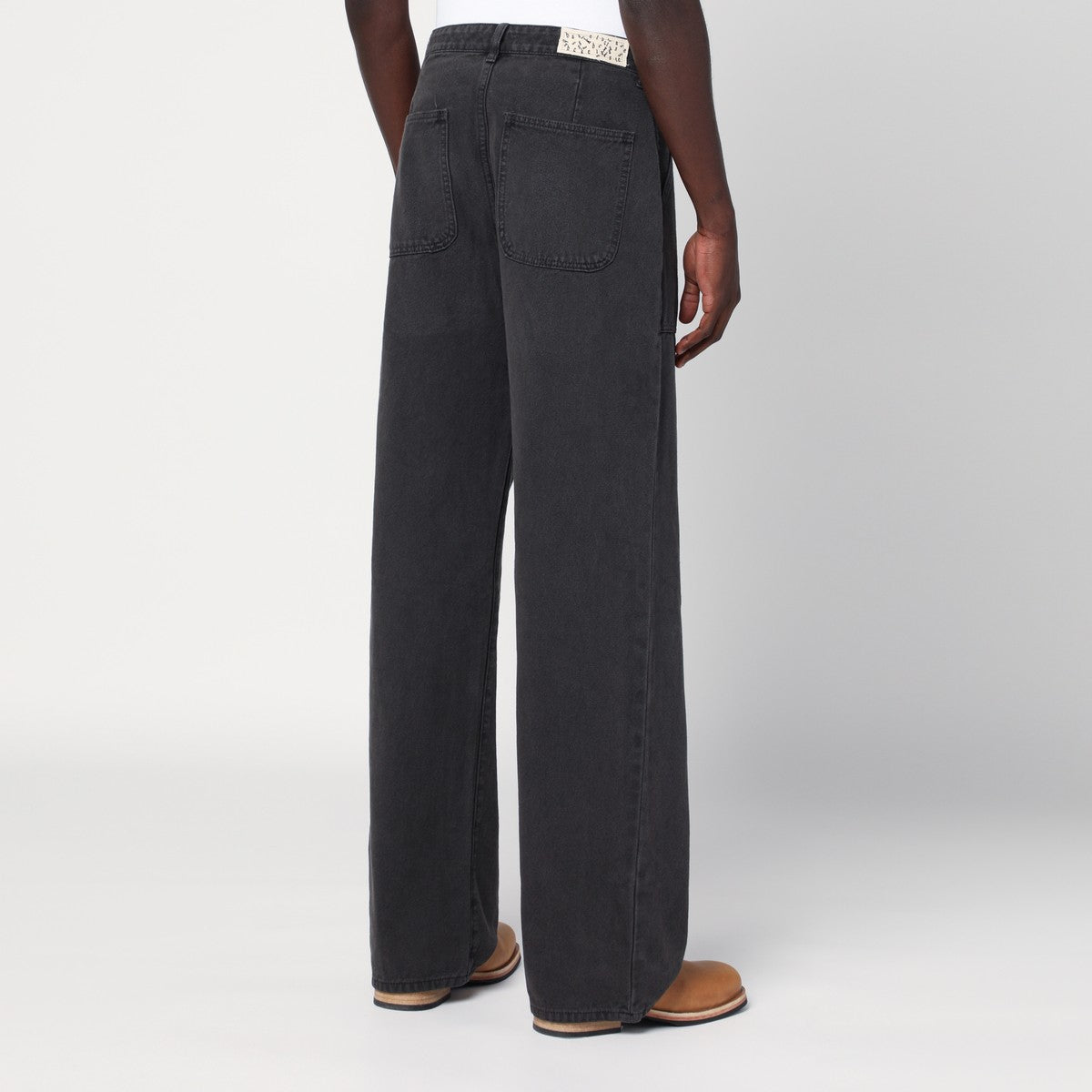 Basketcase Gallery Wide-leg Vintage Black denim pants Basketcase Gallery