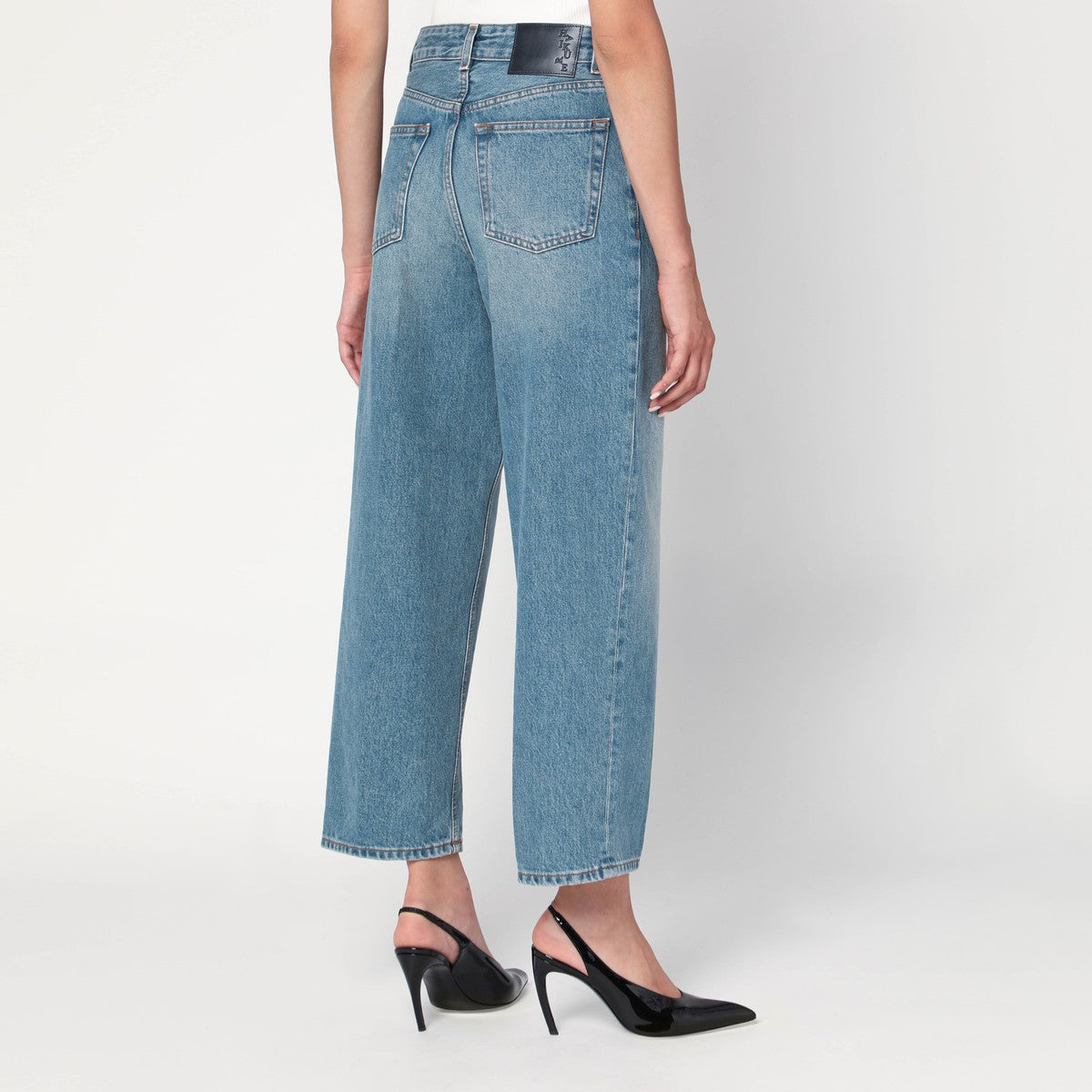 HAIKURE Light blue washed effect jeans Haikure