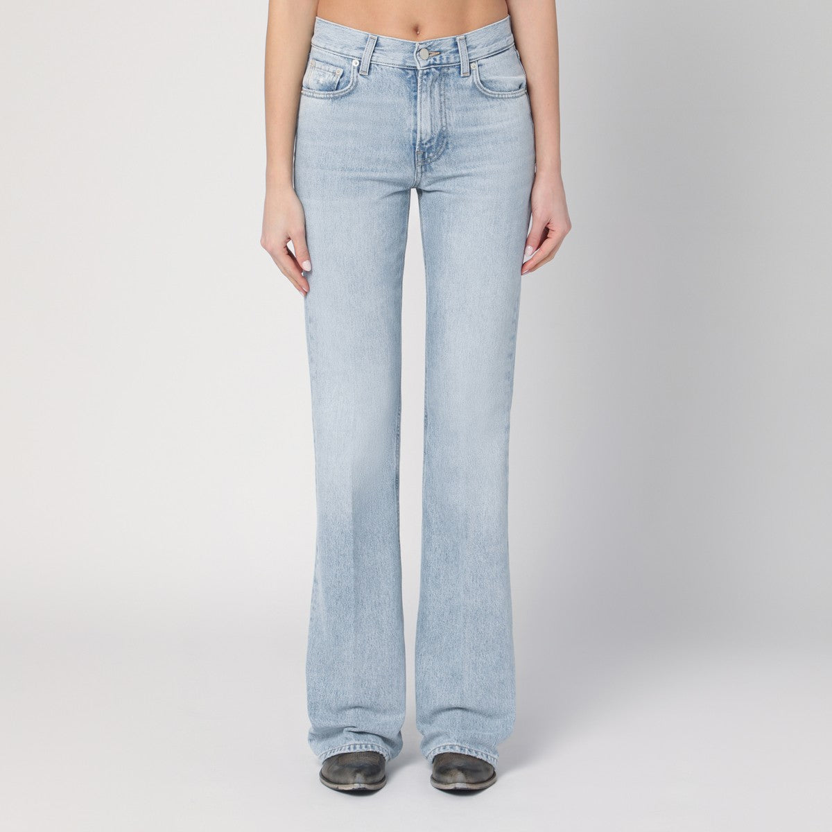 HAIKURE Flora light blue washed jeans Haikure