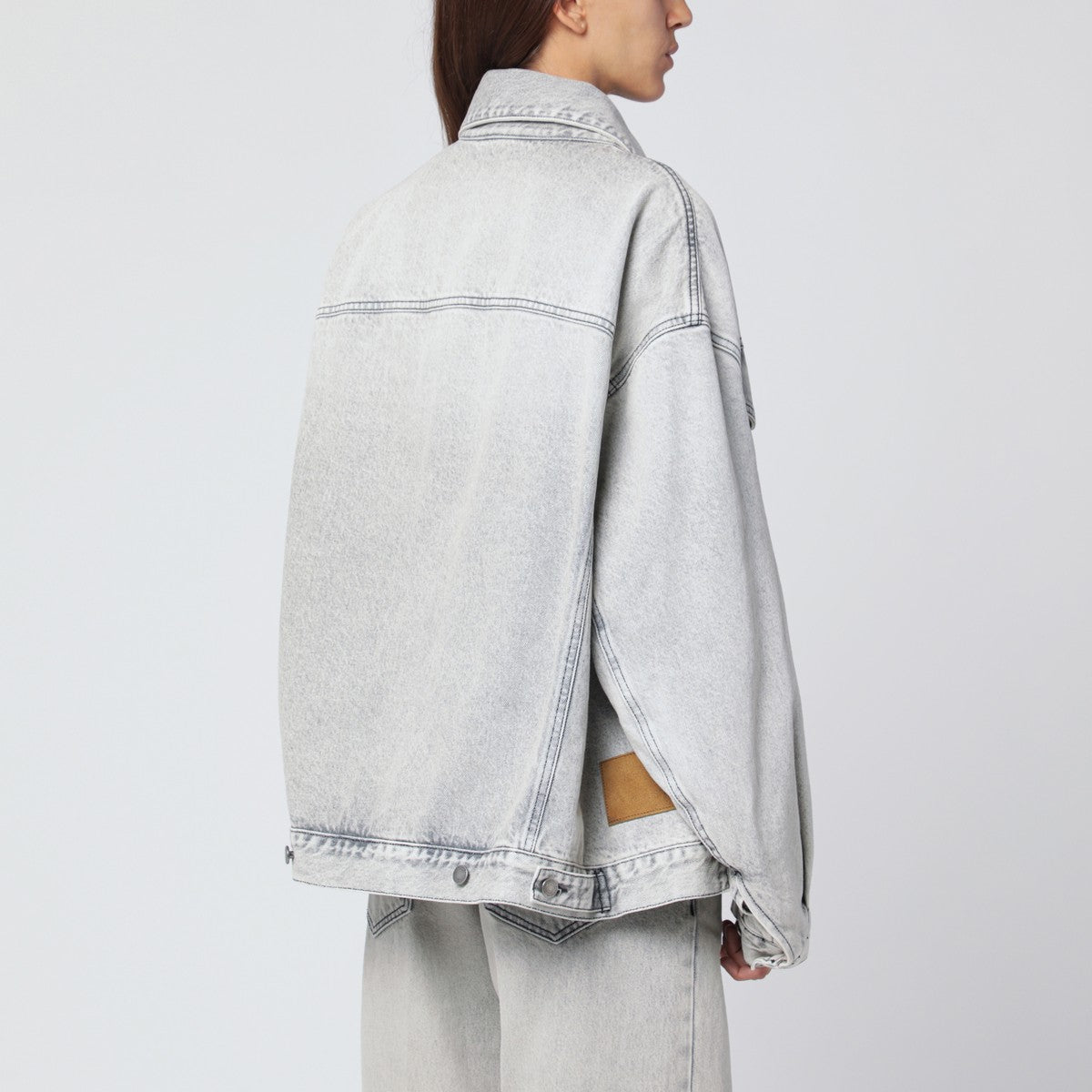 HAIKURE Light gray New Janet denim jacket Haikure
