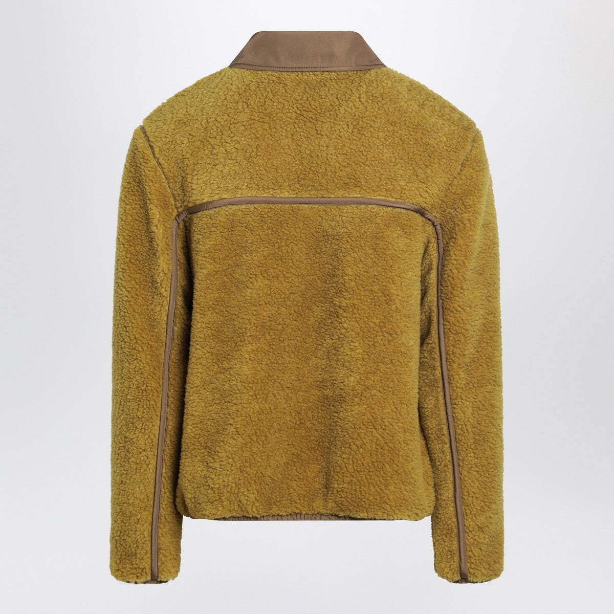Ami Paris Acid green shearling bomber Ami Paris