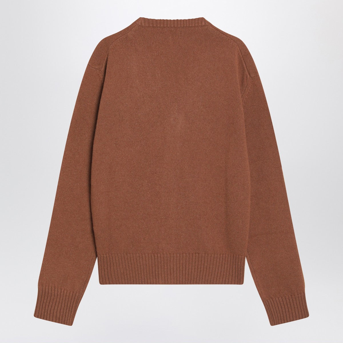 Ami Paris Hazelnut-coloured Ami De Coeur cardigan Ami Paris