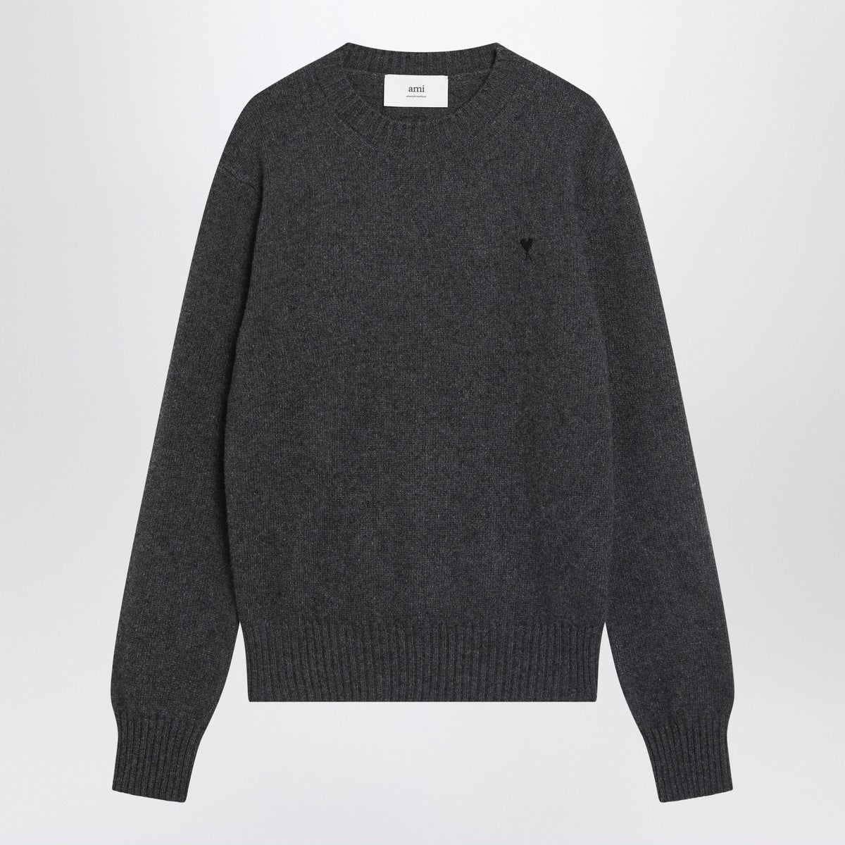 Ami Paris Anthracite grey Ami De Coeur sweater Ami Paris