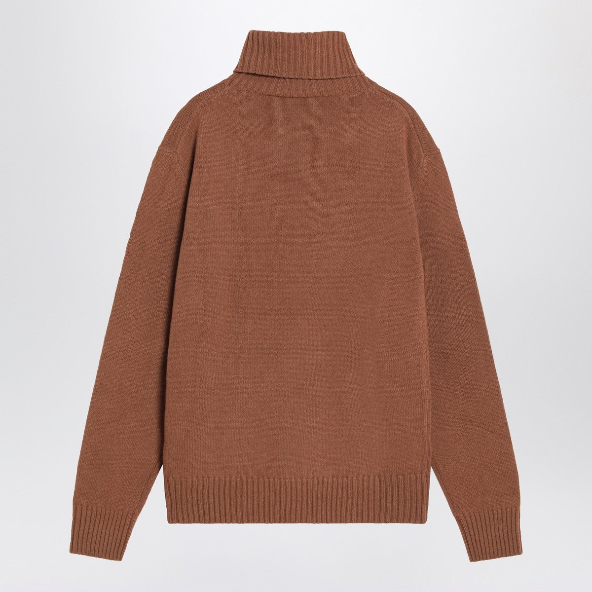 Ami Paris Hazelnut Ami De Coeur turtleneck sweater Ami Paris