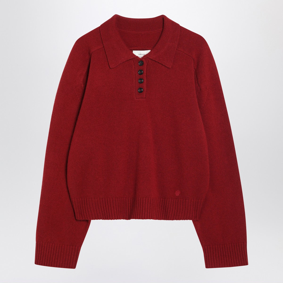 LouLou De Saison Burgundy cashmere sweater LouLou De Saison