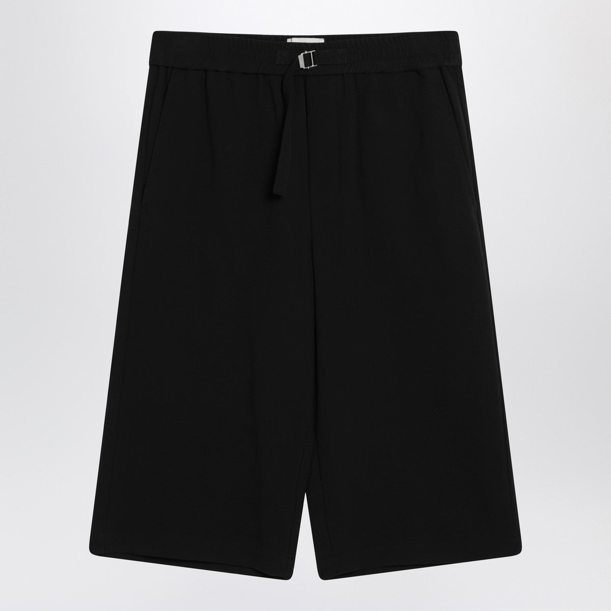 Ami Paris Bermuda wide black in cotton Ami Paris
