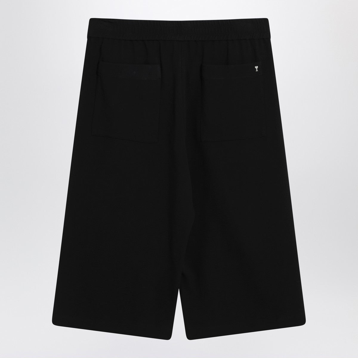 Ami Paris Bermuda wide black in cotton Ami Paris