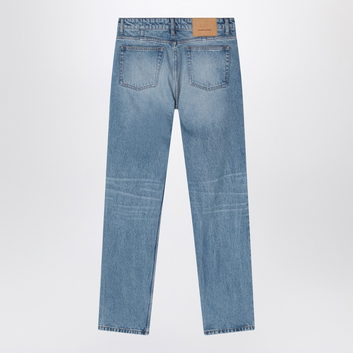 Ami Paris Light blue jeans with washed effect Ami Paris
