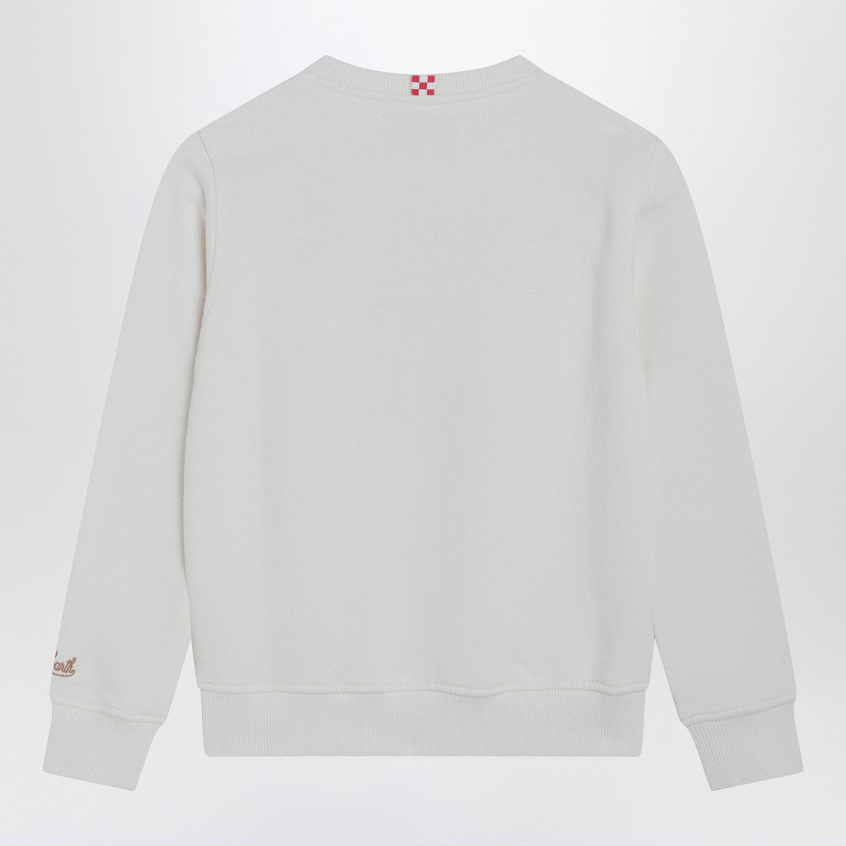 MC2 Saint Barth White sweatshirt with Trudi teddy bear MC2 Saint Barth