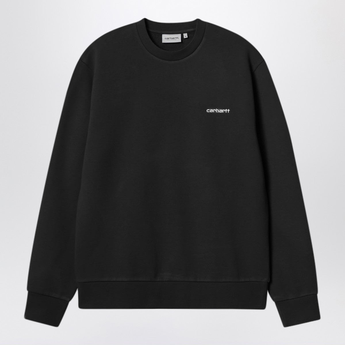 Carhartt WIP Script Embroidery Black Sweatshirt Carhartt WIP