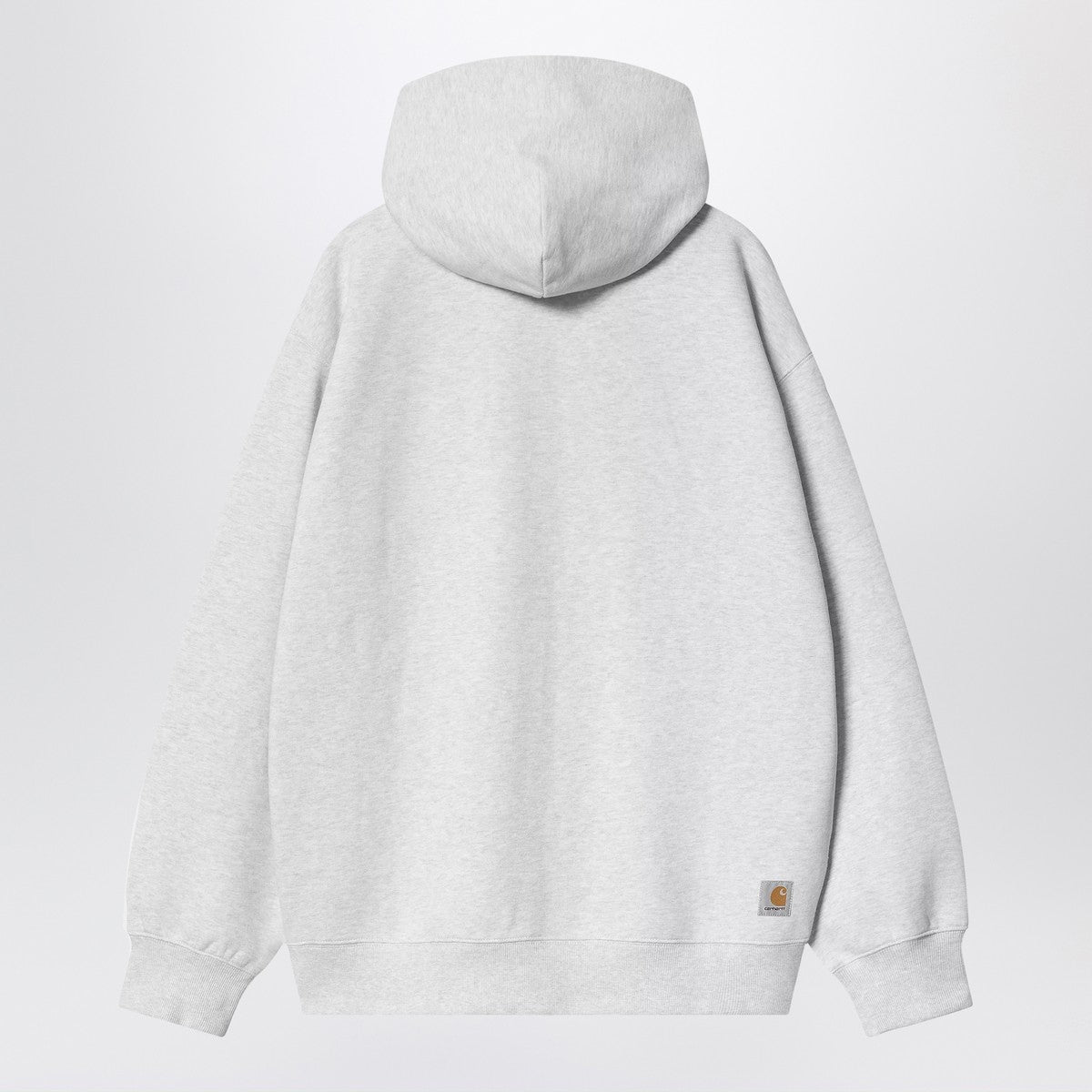 Carhartt WIP Hooded WIP Sweat Jacket colour Ash Heather Carhartt WIP