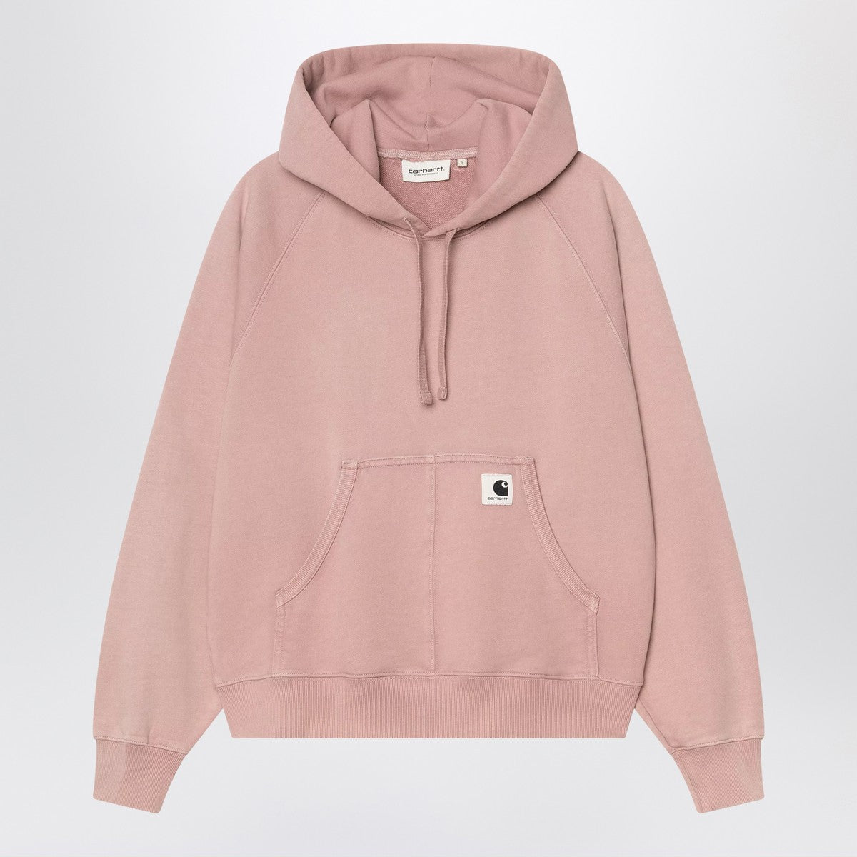 Carhartt WIP Hooded Hudson Sweatshirt in Daphne colour Carhartt WIP