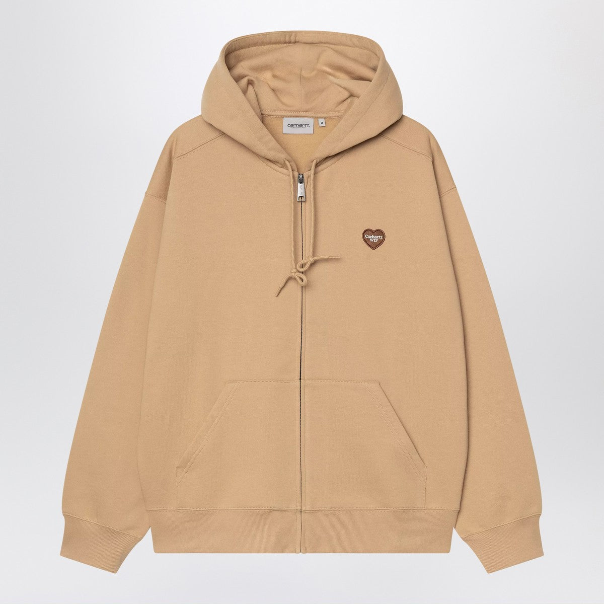 Carhartt WIP Hooded Heart II Hartt Sweat Jacket Dusty brown Carhartt WIP
