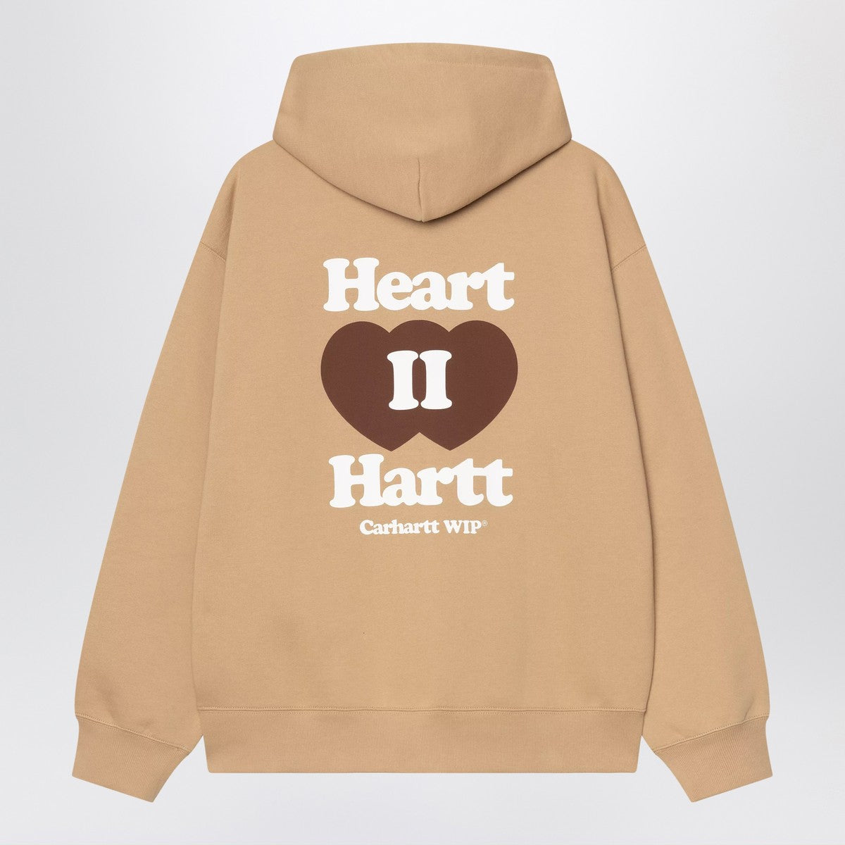 Carhartt WIP Hooded Heart II Hartt Sweat Jacket Dusty brown Carhartt WIP
