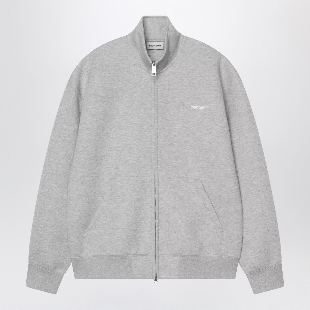 Carhartt WIP Alda Zip Sweat Jacket Grey Heather/White Carhartt WIP