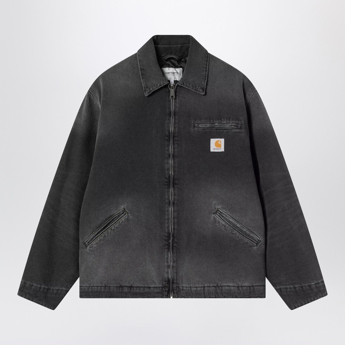 Carhartt WIP OG Detroit Jacket Black/Grind washed Carhartt WIP