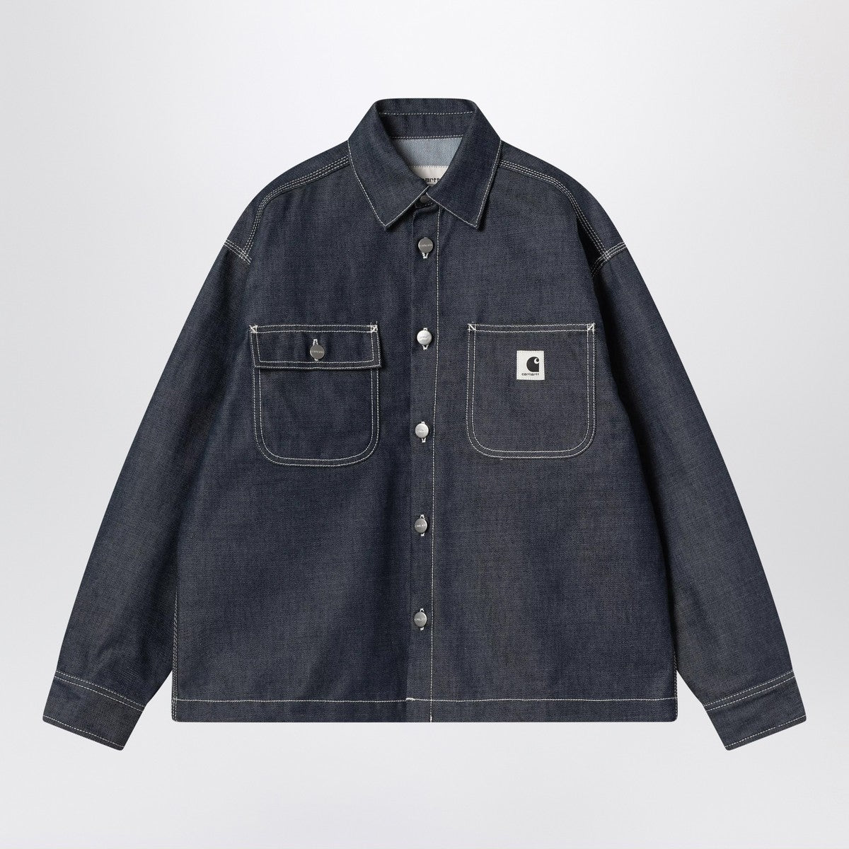Carhartt WIP Louis shirt jacket in blue denim Carhartt WIP