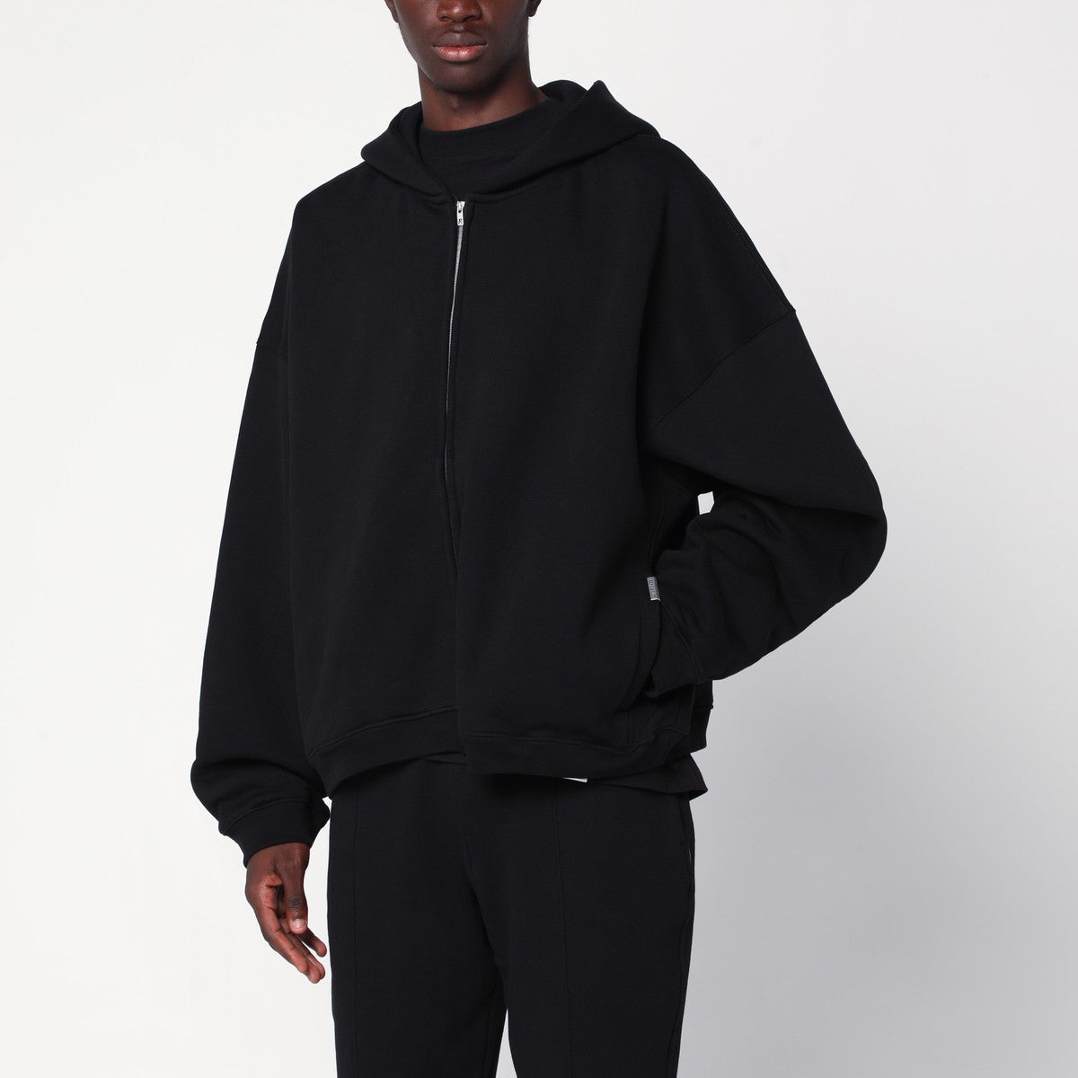 Represent Black zip-up hoodie Represent