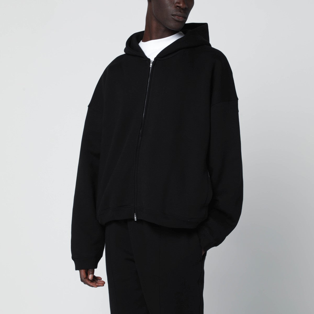 Represent Black zip-up hoodie Represent