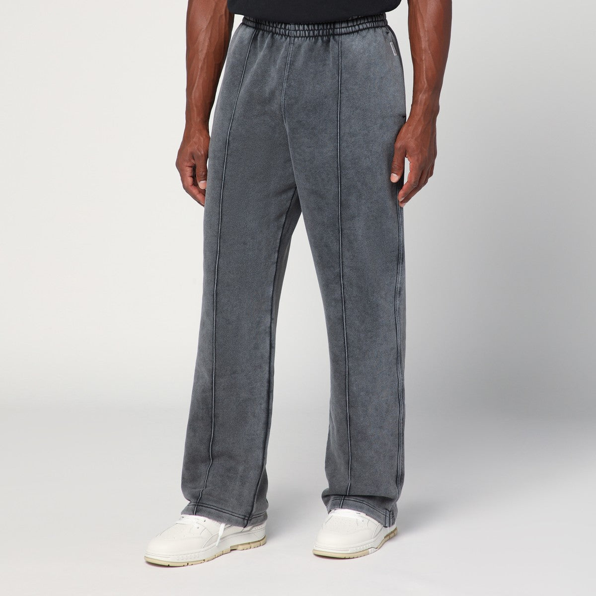 Represent Faded black cotton jogger pants Represent