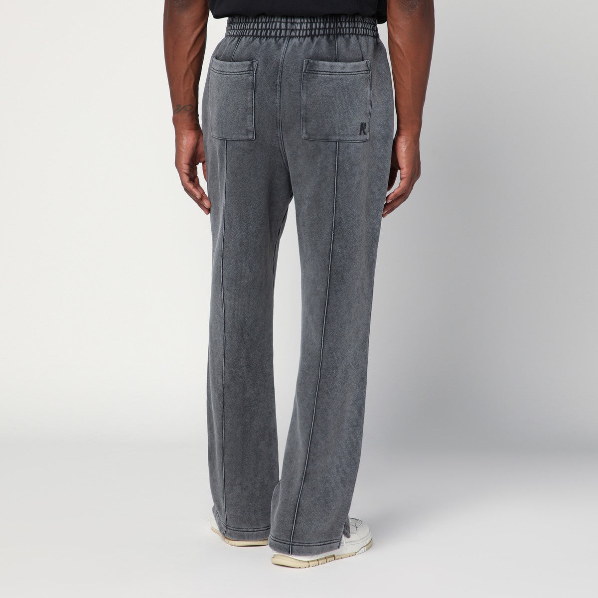 Represent Faded black cotton jogger pants Represent