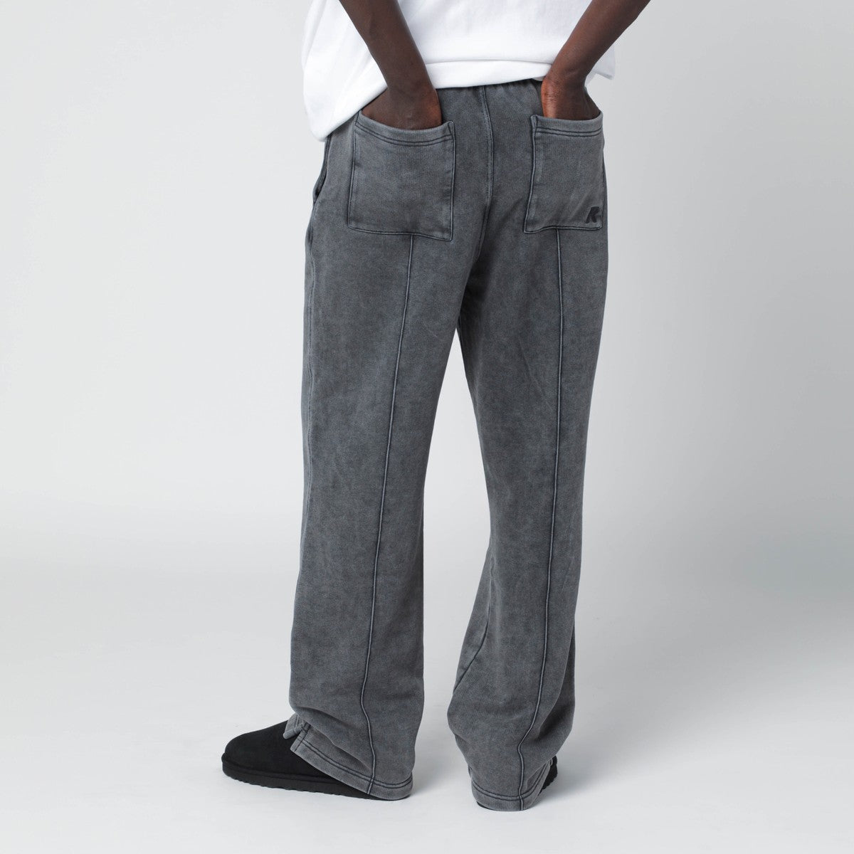 Represent Faded black cotton jogger pants Represent