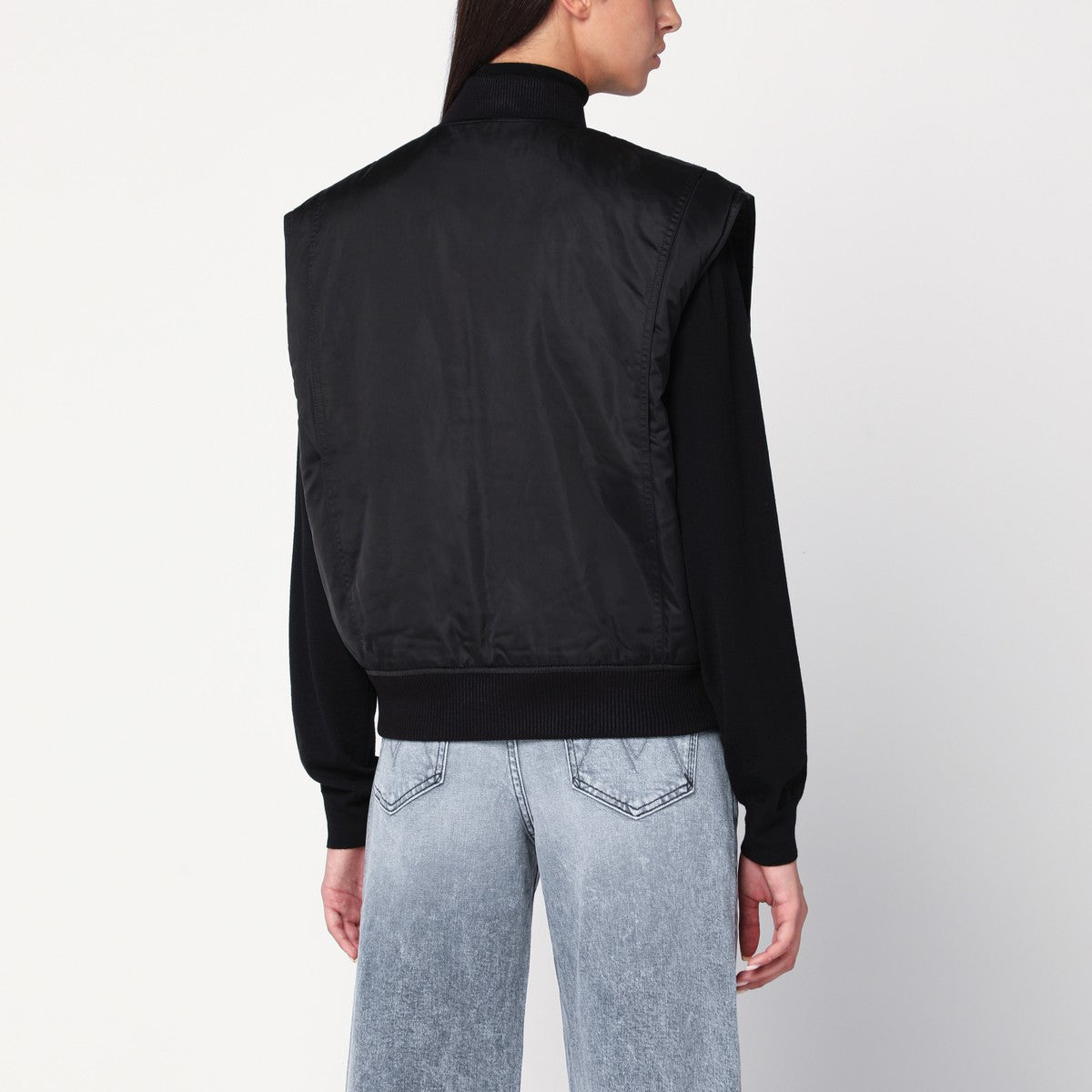 IVY OAK Jamila gilet-jacket in black Ivy Oak