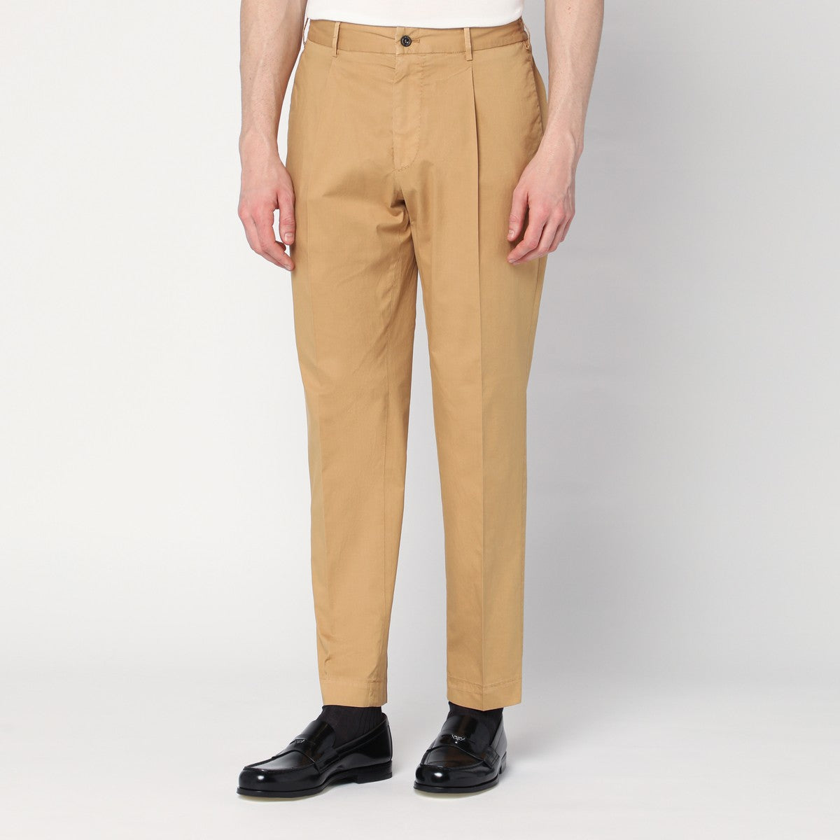 Santaniello Beige cotton trousers Santaniello