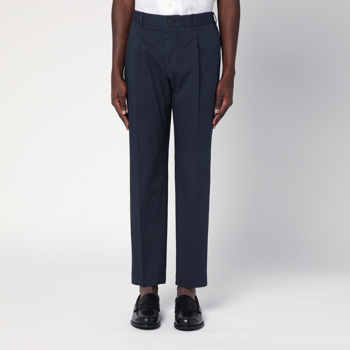 Santaniello Blue cotton trousers Santaniello
