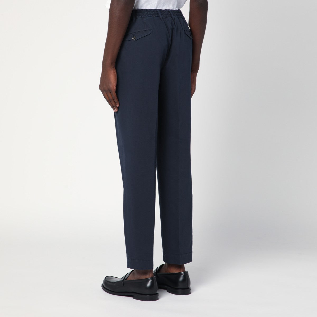 Santaniello Blue cotton trousers Santaniello