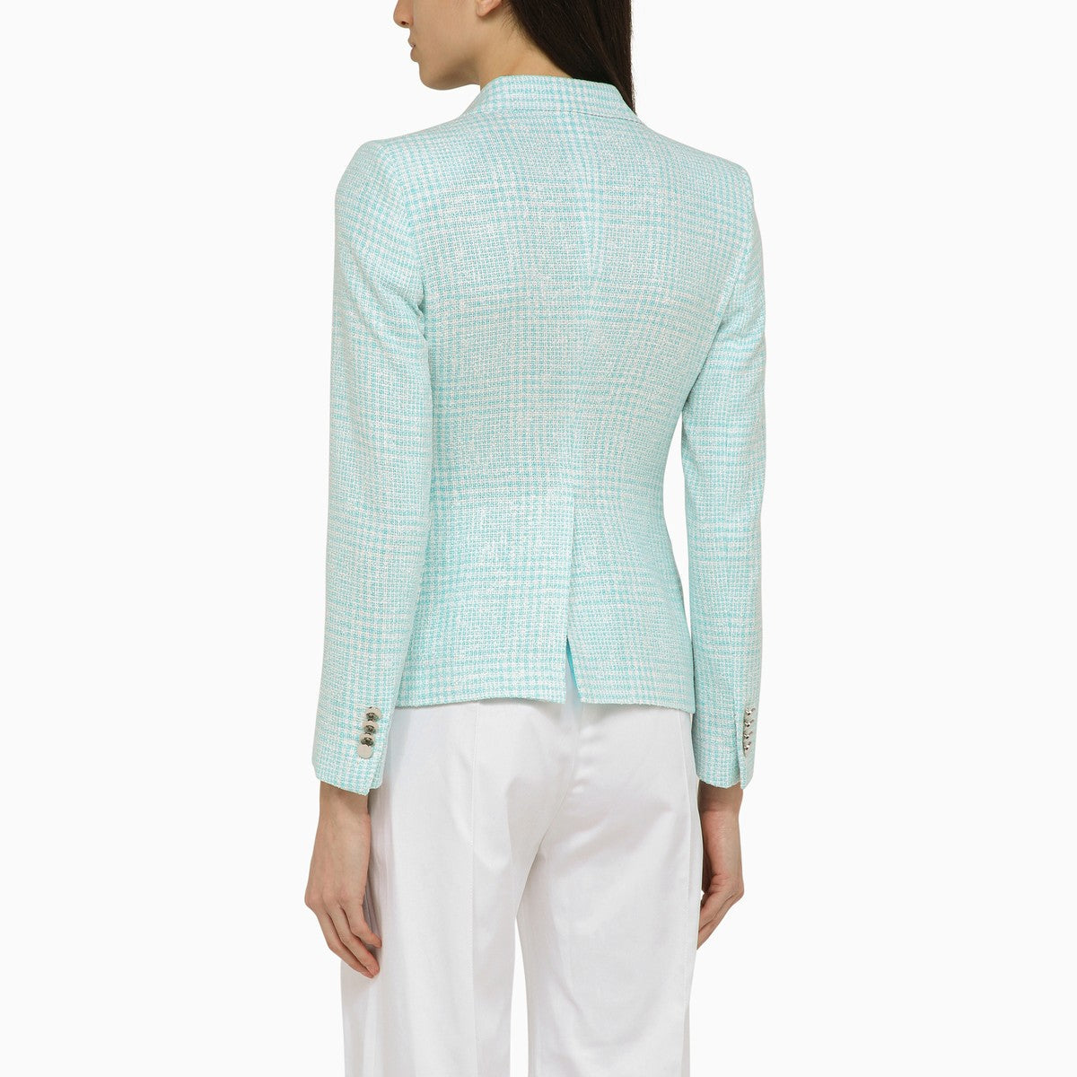 Tagliatore Light blue double-breasted jacket Tagliatore