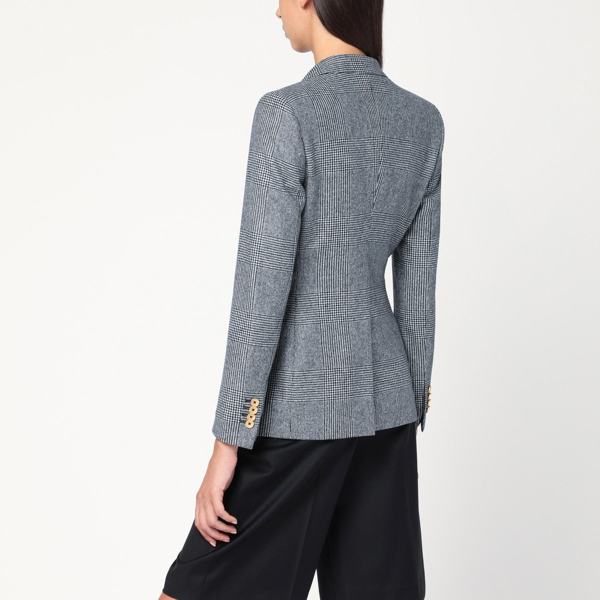 Tagliatore Double-breasted jacket in Prince of Wales wool Tagliatore