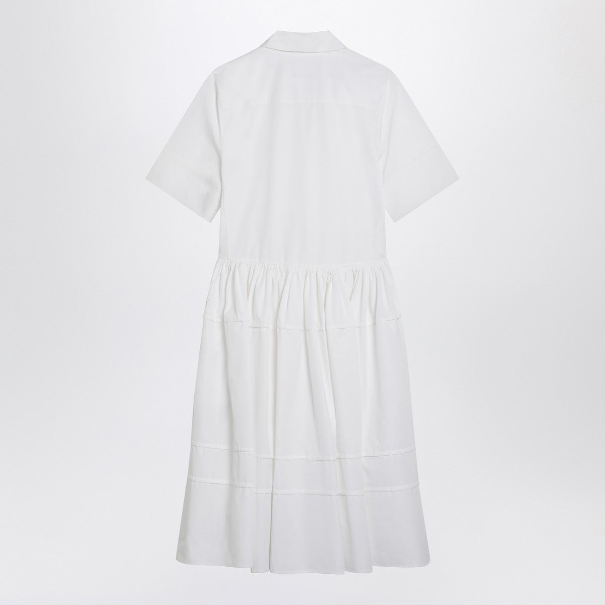 Jil Sander White cotton chemisier dress Jil Sander