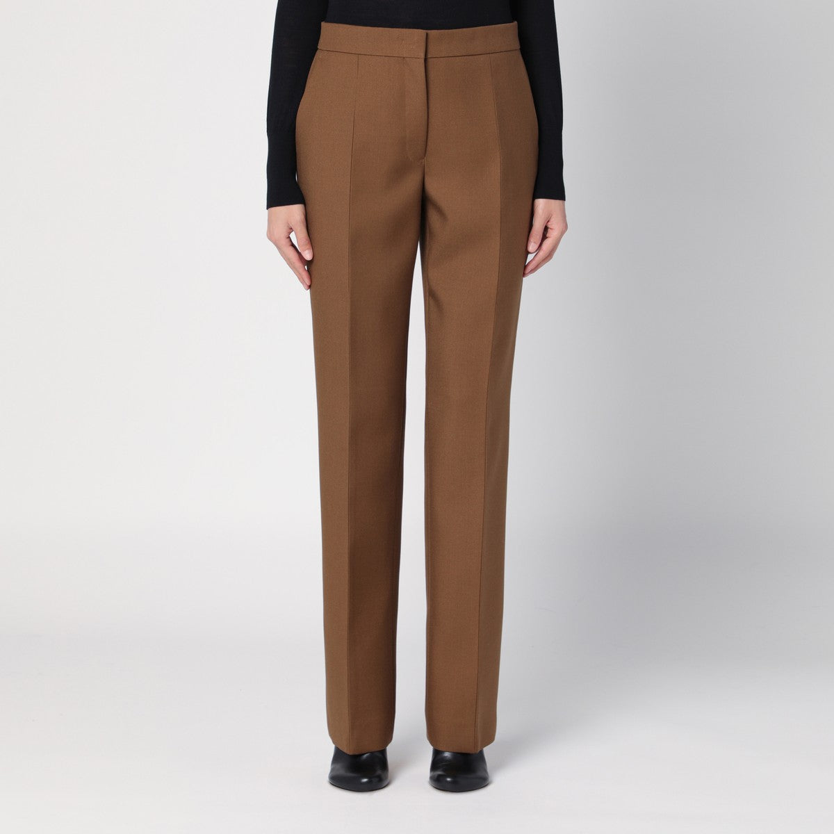 Jil Sander Brown wool trousers Jil Sander